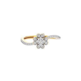 Clover Floral Diamond Ring