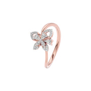 Butterfly Papillon Diamond Ring