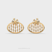 Delicate Fabergé Mixed Diamond Earrings