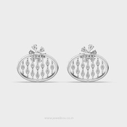 Delicate Fabergé Mixed Diamond Earrings