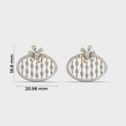 Delicate Fabergé Mixed Diamond Earrings