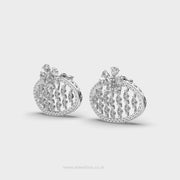 Delicate Fabergé Mixed Diamond Earrings
