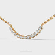 Twilight Trail Diamond Necklace with Chain