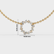 Glimmering Lustre Verse Diamond Necklace
