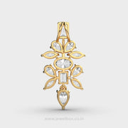 Crystella Snowflake Diamond Pendant Without Chain