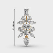 Crystella Snowflake Diamond Pendant Without Chain