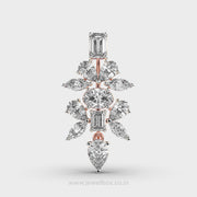 Crystella Snowflake Diamond Pendant Without Chain
