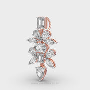 Crystella Snowflake Diamond Pendant Without Chain