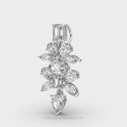 Crystella Snowflake Diamond Pendant Without Chain