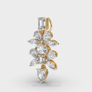 Crystella Snowflake Diamond Pendant Without Chain