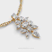 Crystella Snowflake Diamond Pendant Without Chain