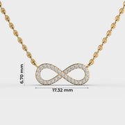 Forever Loop Diamond Pendant