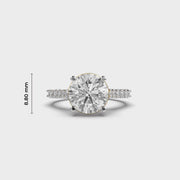 Gleaming Atatiana Princess Diamond Ring