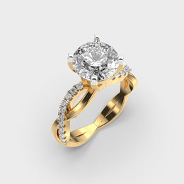Miss Classy Round Diamond Ring