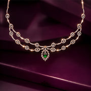 Dazzling Aura Diamond Necklace
