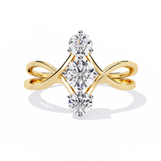The Minimalist Trio Ring