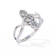 The Minimalist Trio Ring