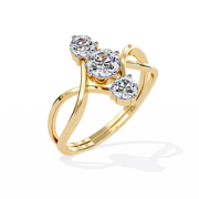 The Minimalist Trio Ring