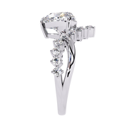 The Romantic Heart & Round Halo Ring