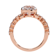 The Romantic Heart & Round Halo Ring