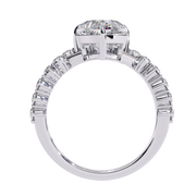 The Romantic Heart & Round Halo Ring