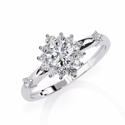 The Solitaire Pear Drop Ring