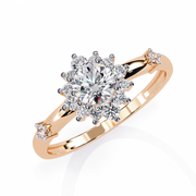 The Solitaire Pear Drop Ring