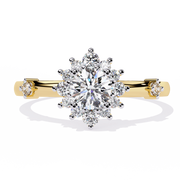 The Solitaire Pear Drop Ring