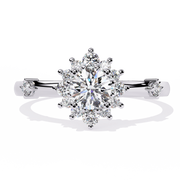 The Solitaire Pear Drop Ring