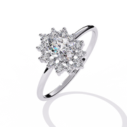 The Rose Petal Bloom Ring