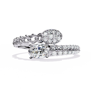 The Elongated Oval Duo Ring