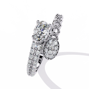 The Elongated Oval Duo Ring