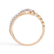 The Elongated Oval Duo Ring