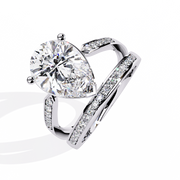 The Pear & Round Harmony Ring