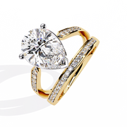 The Pear & Round Harmony Ring