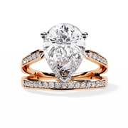 The Pear & Round Harmony Ring