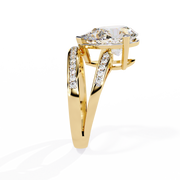 The Pear & Round Harmony Ring