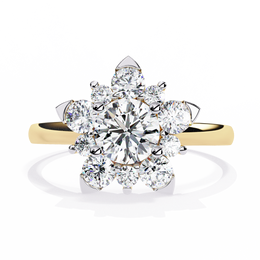 The Elaris Petaline Cluster Ring