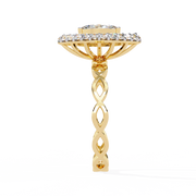 The Elaris Ornate Marquise Ring