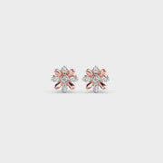 Alternate Flower Bloom Diamond Studs