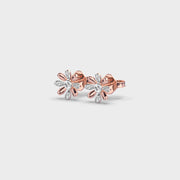 Alternate Flower Bloom Diamond Studs