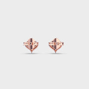 Flower Heart Diamond Studs