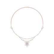 Luxe Halo Diamond Necklace