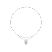 Luxe Halo Diamond Necklace