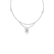 Luxe Halo Diamond Necklace