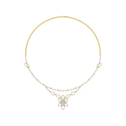 Luxe Halo Diamond Necklace