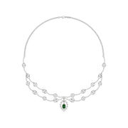 Dazzling Aura Diamond Necklace