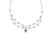 Dazzling Aura Diamond Necklace