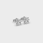Alternate Flower Bloom Diamond Studs