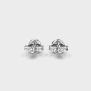 Shimmering Solitaire Diamond Stud Earrings